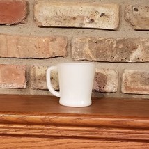 Vintage Fire King Mug, D Handle, Milk White Glass, Coffee Cup - £9.55 GBP