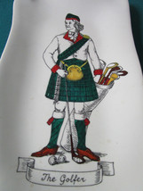SCOTTISH GOLPHER TRAY CANDY DISH 6 X 10&quot;  - £34.93 GBP