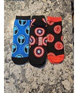 NEW! lot 3 pair mens size 6-12 Marvel superhero socks Thir Green Lantern... - $169.35 MXN