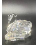 SWAROVSKI Crystal SWAN 3”FIGURINE OLD Block Logo Mark No Copyright 1970s... - £33.27 GBP