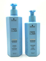 Schwarzkopf Fibre Clinix Tribond Hydrate  Shampoo 10.1 oz &amp; Conditioner ... - £26.43 GBP