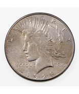 1928-S Silver Peace Dollar in AU+ Condition, Excellent Eye Appeal, Luster - $261.83