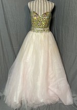 Tiffany Designs Jeweled Dress - Prom Gown Formal Pageant - Size 8 - See Descript - £23.97 GBP