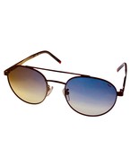 Fila Mens Round Matte Dark Brown  Metal Sunglass , Polarized Lens SF9922... - $31.49