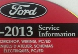 2013 Ford Elastico Servizio Shop Riparazione Informazioni Officina Manuale Su CD - £223.04 GBP