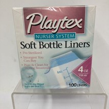 Playtex standard 4 oz bottle soft liners new 100 ct - $28.02