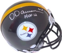 Dermontti Dawson signed Pittsburgh Steelers Riddell Mini Helmet HOF 12 - £55.11 GBP