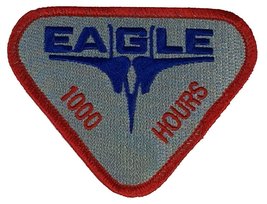 Usaf F-15 Eagle 1000 Hours Patch - Color - Veteran Owned Business - £4.47 GBP