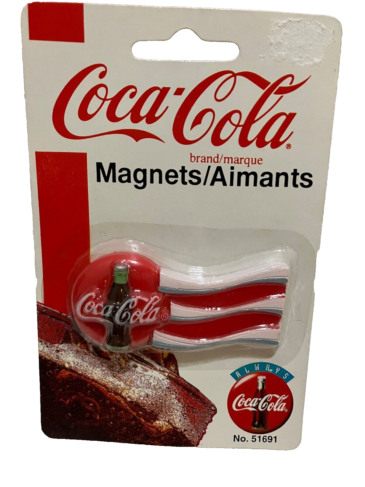 Primary image for Coca Cola Magnet Classic Advertising Bottle Banner 1995 No. 51591 Vintage NEW