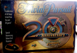 Hasbro Games Trivial Pursuit 20th Anniversary Edition New Factory Sealed - £18.78 GBP
