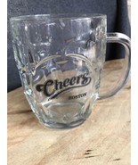 Cheers Boston TV Show Barrel Beer Glass Mug Thumbprint 16 oz. 2012 CBS S... - €8,59 EUR