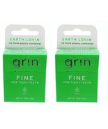 Dental Floss Grin Fine Floss Box 55 yd Green 2 Pack - $9.77 CAD