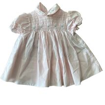 Vintage Pink Baby Togs Smocked Infant Easter Dress Size 3-6 Months - $18.99