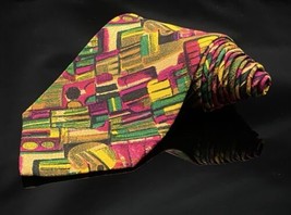 Wild Art Deco Abstract Beautiful Brioni Tie Made In Italy - £63.33 GBP