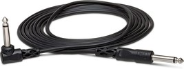 Hosa - CPP-110R - 1/4&quot; Male Phone to Right-Angle 1/4&quot; Male Phone Cable -... - $15.95