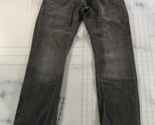 Levis 514 Jeans Mens 30x32 Black Cotton Straight Leg Pockets Red Tab - £15.49 GBP