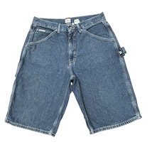 Calvin Klein Vtg Y2K  Retro Men&#39;s Baggy Carpenter Skate Jean Shorts  Fit... - $34.24