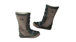 Sorel Mackenzie NL 1603-365 Lace Up Tall Waterproof Brown/Green Wmn Boot... - £22.33 GBP