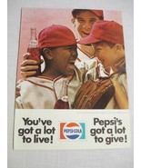 1973 Color Ad Pepsi-Cola You&#39;ve Got a Lot to Live Pepsi&#39;s Got a Lot to G... - $10.96 CAD