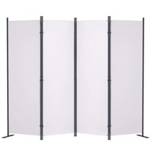 Room Divider, 5.6 ft Room Dividers and Folding Privacy Screens (4-panel), Fabric - £45.51 GBP