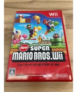 GREAT CONDITION New Super Mario Bros. Wii GAME W/ MANUAL -Japanese version - $661.14 MXN