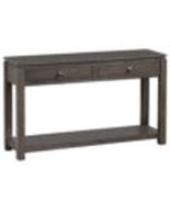 Shades Of Gray Sofa Console With Drawers And Shelf By Sunset Trading - $943.95