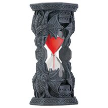 Celtic Knots Twinned Dragon Sand Timer Medieval Fantasy Decoration New - $29.68