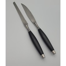 Top Flite SR Mid Century Modern Carving Set Japan Wood Stainless Steel 1955 - £44.57 GBP