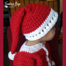 Crochet family Santa hat PATTERN ONLY baby-adult sizes - £6.26 GBP