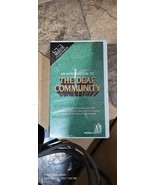 An Introduction to the Deaf Community VHS 1990s Educational Rare Sign Media - $909.39 MXN