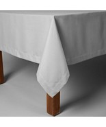 Sferra Squire Grey Tablecloth &amp; 16 Napkins Diamond Pique 70&quot;X126&quot; Easy C... - €158,56 EUR