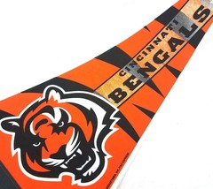 NFL Cincinnati Bengals Football Felt Pennant Rico Industries 12x30 Manca... - $8.80