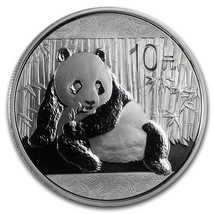 2015 1 oz China Silver Panda Coin BU - £33.01 GBP