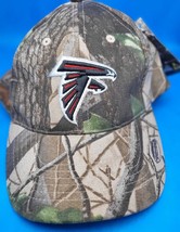 Atlanta Falcons Ball Cap NFL Real Tree Camo Adjustable Trucker Hat New - $15.58