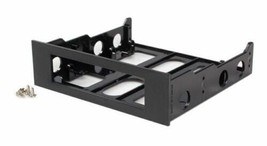 StarTech 3.5&quot; to 5.25&quot; Front Bay Mounting Bracket - Black - £7.01 GBP