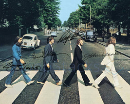 The Beatles Signed 8x10 Glossy Photo RP Poster Wall Art Gift John Lennon Paul Mc - £13.50 GBP