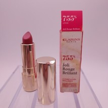 Clarins Joli Rouge Brilliant Lipstick 755s Litchi Damaged Box - $16.82