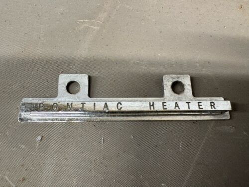 1964-1966 Pontiac Grand Prix Bonneville Heater Control Dash Trim Catalin... - $51.10