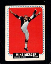 1964 Topps #145 Mike Mercer Good Raiders *X109695 - £1.72 GBP