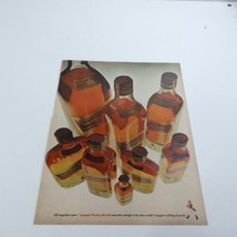 1965 Johnnie Walker Red Scotch  Bottles Flying A Service Print Ad 10.5&quot; x 13.5&quot; - £5.75 GBP