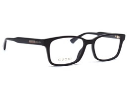 New Gucci GG0826O 001 Black Unisex Authentic Eyeglasses Frame Rx 53-16 - $239.36