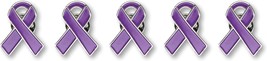 5 Pancreatic Cancer Ribbon Lapel Pin Illness Awareness Jewelry Quality Clutch Cl - £13.51 GBP