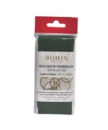 BOHIN Iron On Quilt Bias Tape 1/4 inch x 5-1/2 Yards Christmas Green 92154 - $368.20 MXN