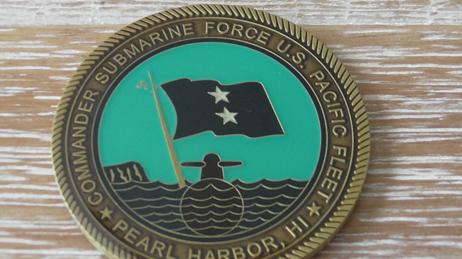 COMSUBPAC Commander Submarine Force US Pacific Fleet Challenge Coin # ...