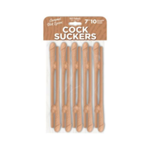 Skins Pecker Straws Caramel Lovers (10-Pack) - Fun, Reusable Party Straw... - $21.99