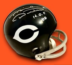 MIKE DITKA AUTOGRAPHED SIGNED CHICAGO BEARS 2-BAR MINI HELMET w/AP/COA - £108.98 GBP