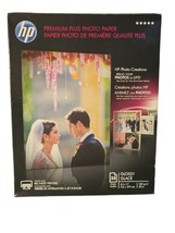 HP Premium Plus Photo Glossy Inkjet Paper 8.5&quot;x11&quot; 25 Sheets CR670A - $17.81