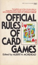 Official Rules of Card Games by Albert H. Morehead / 300+ Games - £0.89 GBP