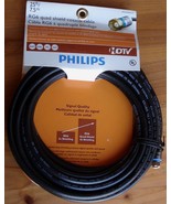 25 Foot RG6 Quad Shield Coaxial Cable - BRAND NEW PACKAGE - SDW5206W/27 - $27.15 CAD