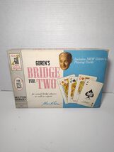 Milton Bradley Goren’s Bridge for Two Card Game #4401 Sealed w/Woolworth... - $24.72